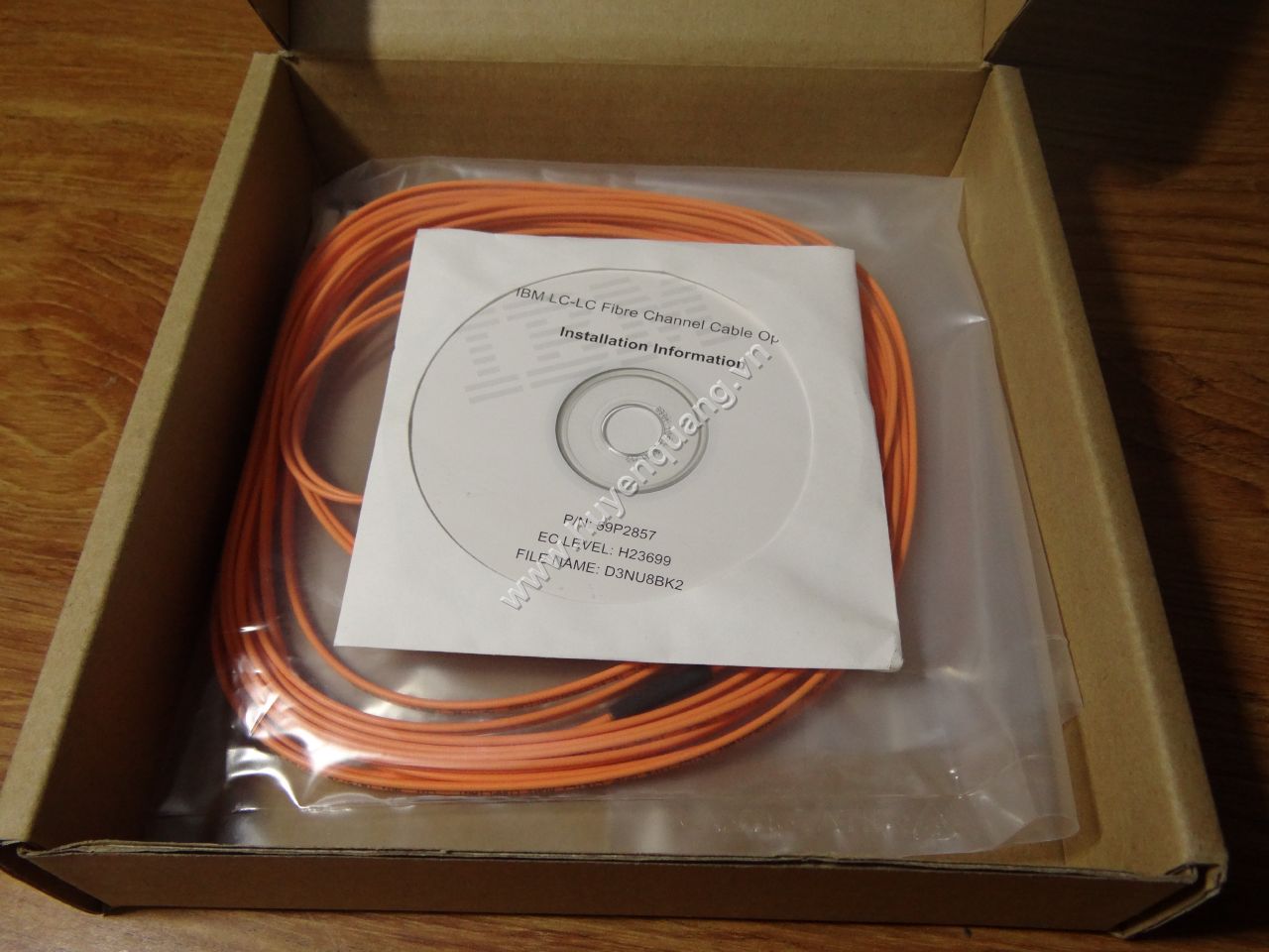 Dây nhảy quang multimode, duplex, LC-LC, 5m P/N: 39M5697